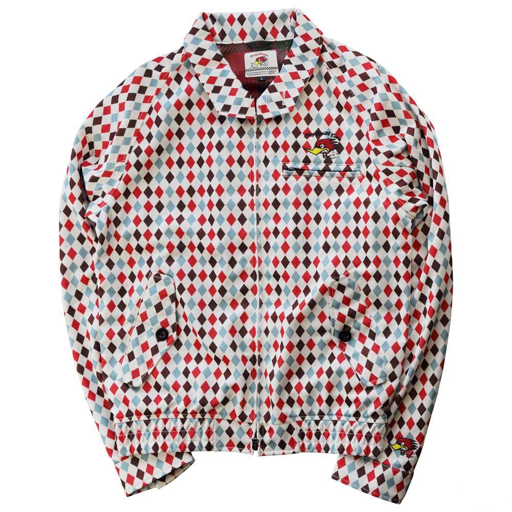 

Clay Smith Motorcycle Mesh LARRY Swing Top Mesh Jacket, Blouson, CSY-2801 (Small, Argyle) чёрный