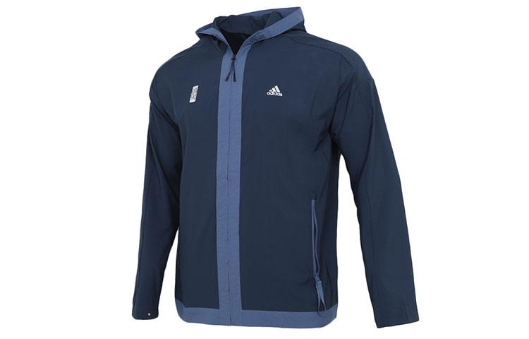 Adidas Jackets Men s Dark Blue Hooded Moderate Other GU1765 M