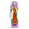 1PC Our Lady Of Guadalupe Religious Print 750ml Color Plastic Sports Water Bottle Leakproof Flip Straw Lid Suitable for Sports Office Home Use