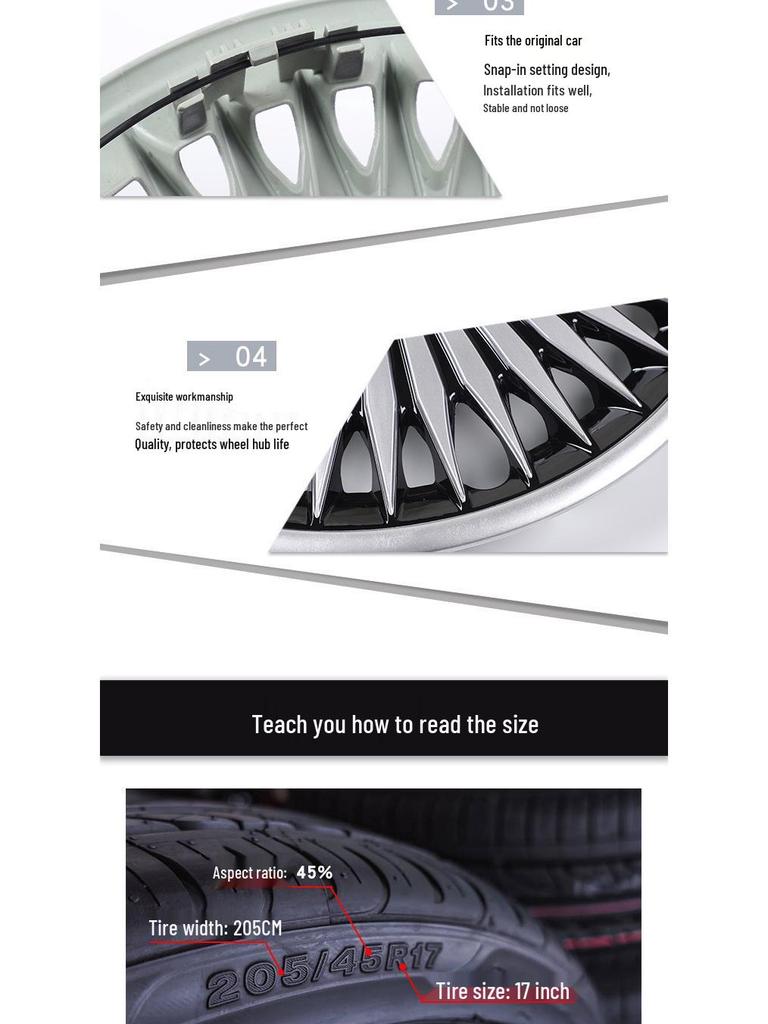 17-inch Decorative Hub Cap for GAC AION Y/Y Plus