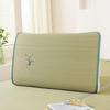 Breathable Summer Orchid Grass Pillow with Pillowcase - Natural Rush Mat for Adults