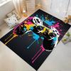 Colorful Game Controller Design Rug - Non-slip Rug Suitable for Living Room and Bedroom Sofas.