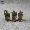 Pure Copper Fulu Shou Three Immortals Home Decorations Hollow out Lucky Star Longevity Star Antique Miscellaneous Handheld Coppe