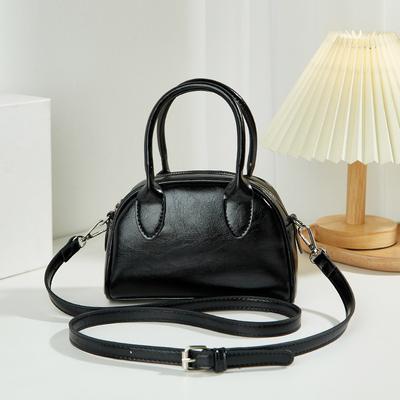 High-end Niche Design Boston Bag, Simple and Versatile Handbag for Women, Crossbody Small Square Bag