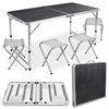 Tourist Set Folding Table Table 4 Chairs 5-in-1 Camping Chairs