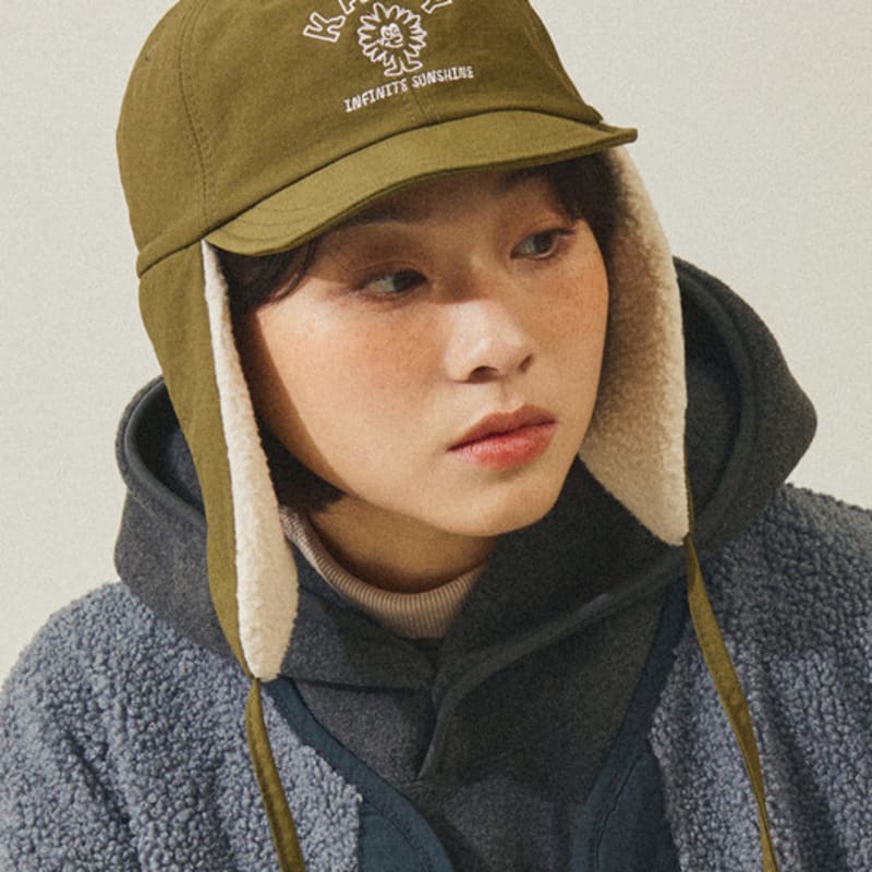 

KAPPY DESIGN KAPPY ШАПКА-УШАНКА SUNSHINE TROOPER KHAKI KHAKI