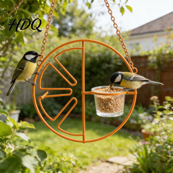 Garden Oriole Feeder for Jelly And Orange Outdoor Bird with Fruit Holder Decorative Orange Feeder Hanging Backyard Wild Birds