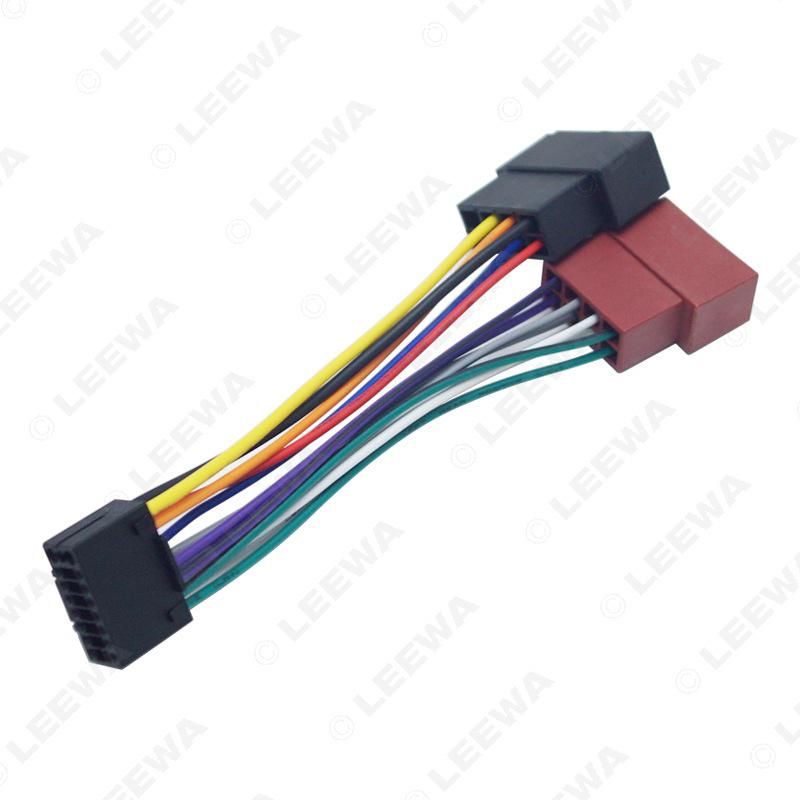 Kenwood PI100 ISO CD Player 16-Pin Car Audio Power and Speaker Wire Harness