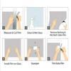 Película para Ventanas Privacidad Mundo Submarino Pegatina de Cristal Bloqueo UV Control de Calor Cubiertas de Ventana Tintado de Ventana para Decoración del Hogar