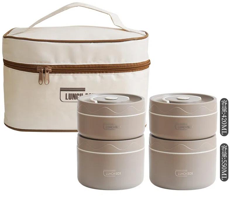 304 Stainless Steel Can Be Used Together with Microwave Lunch Boxes, Insulated Lunch Boxes, and Sealed Lunch Boxes