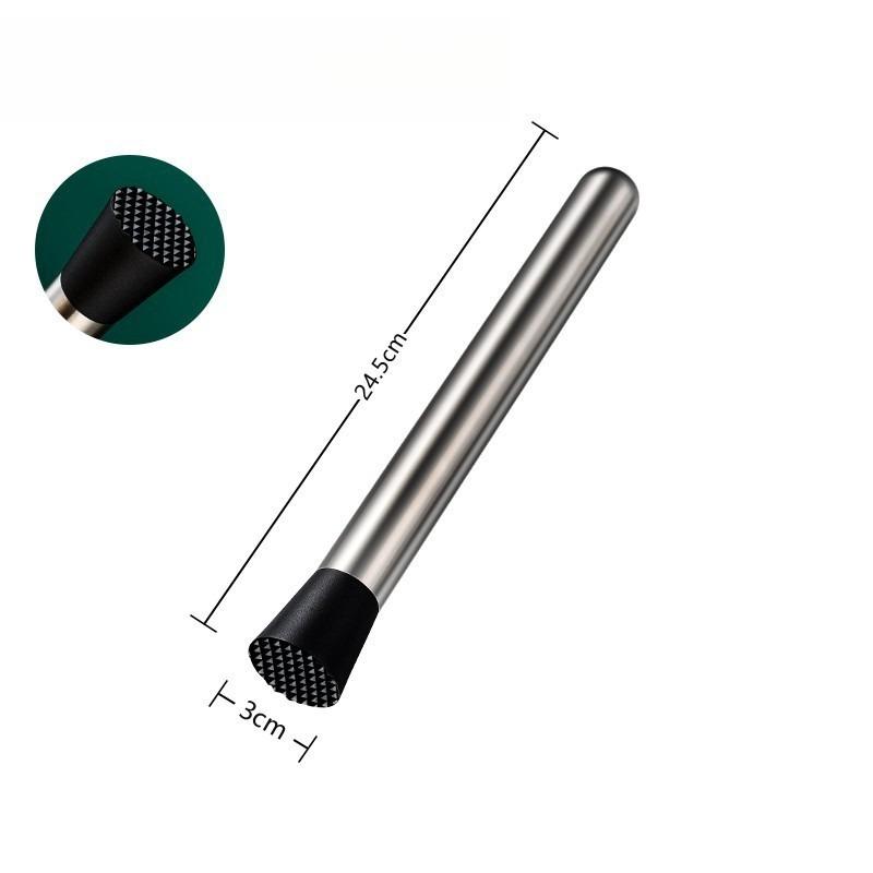 Edelstahl Cocktail Stößel Eis Brecher Obst Brecher Saft Tamper Zitrone Hammer Rührstab Eis Obst Presse Manuelle Hammer