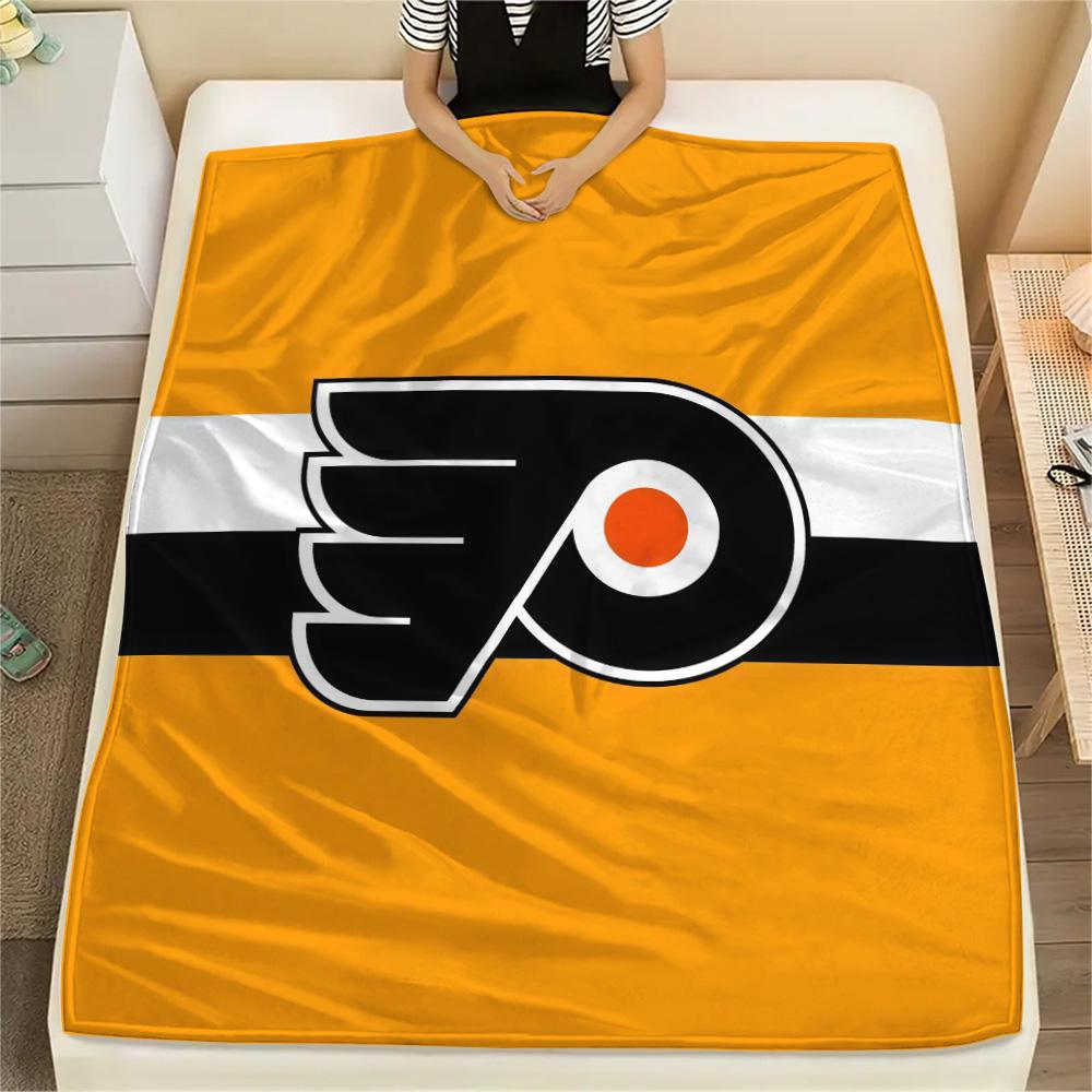 Philadelphia Flyers Flannel Blanket, High quality Comfortable for All Seasons, Home Decor, Warmth and Comfort