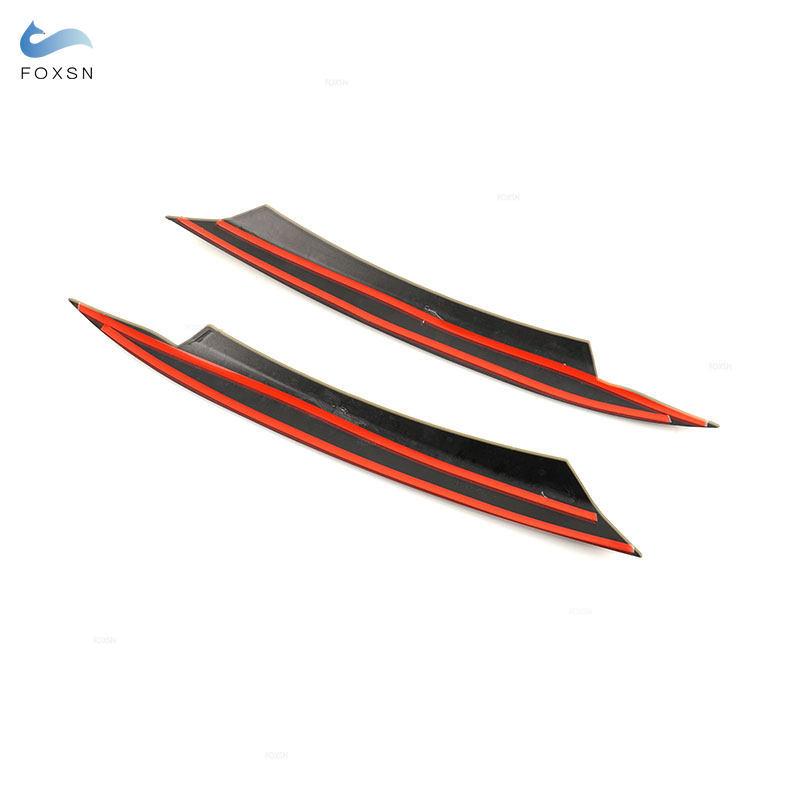 För VW Magotan Passat B7 Seadn Variant Alltrack 2011 2012 2013 2014 2015 Glänsande Svart Bil Strålkastare Ögonbryn Dekoration Ögonlocksskydd