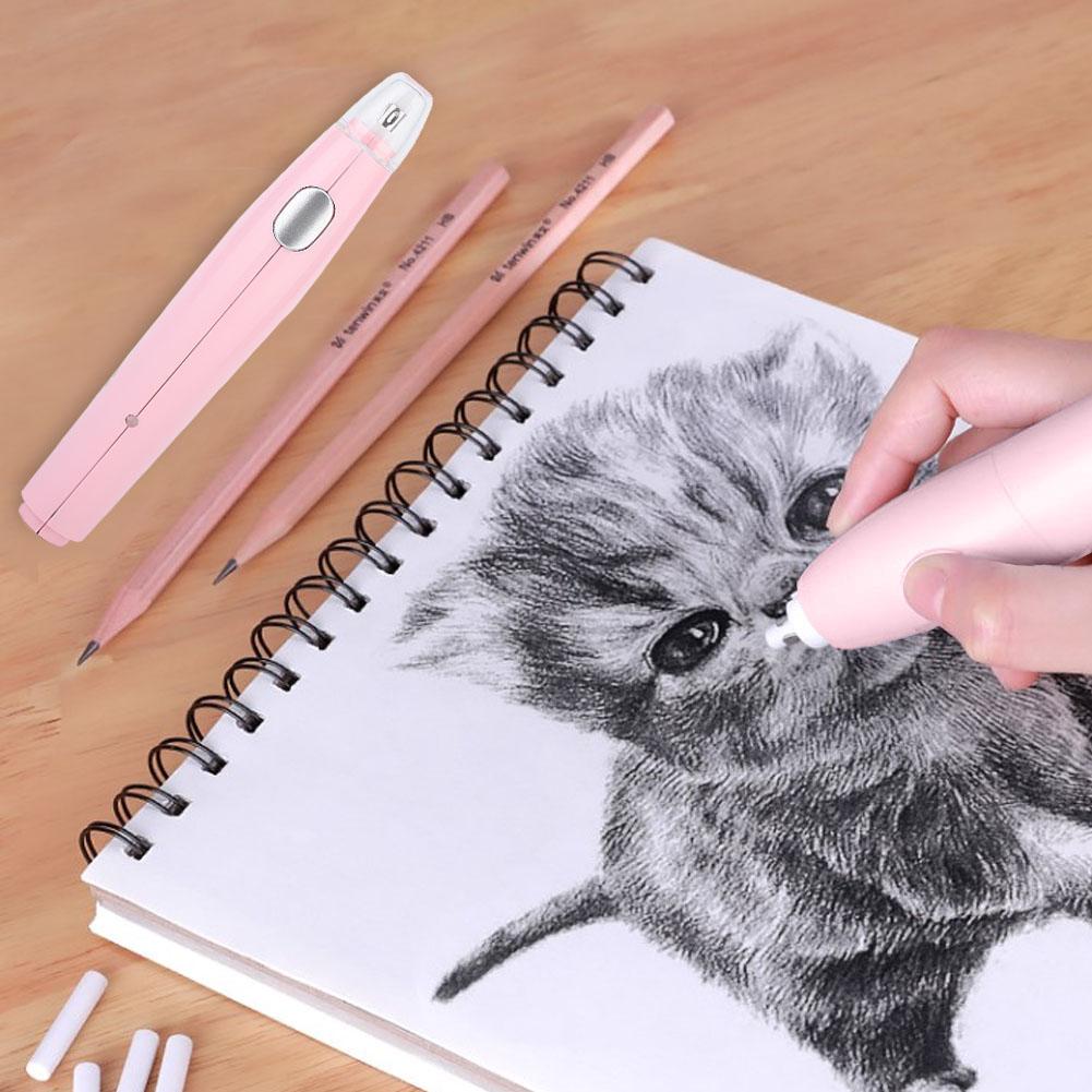 Handy Electric USB Charging Refillable Eraser with 16 Replacement Refills