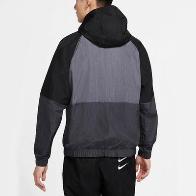 Jackets Men's Black Hooded Non Detachable Moderate DJ0477-011