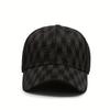 1pc Unisex Sunshade Breathable Fully Sealed Baseball Cap With Curved Brim For Outdoor Sport