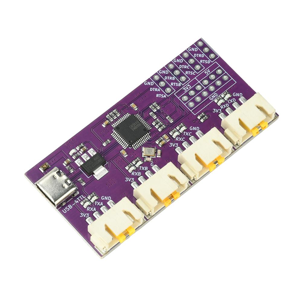 USB to TTL serial communication converter 6Mbps high-speed serial communication module 1/2/4/8 channels CH348/344/342/CH343 chip