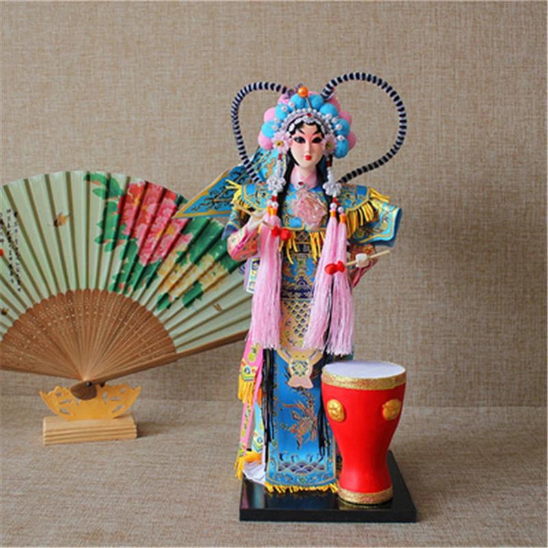 Beautiful Beijing Opera dolls Chinese style Peking Opera Silk doll Beijing special gifts Chinese cultural Rag doll sushi boat