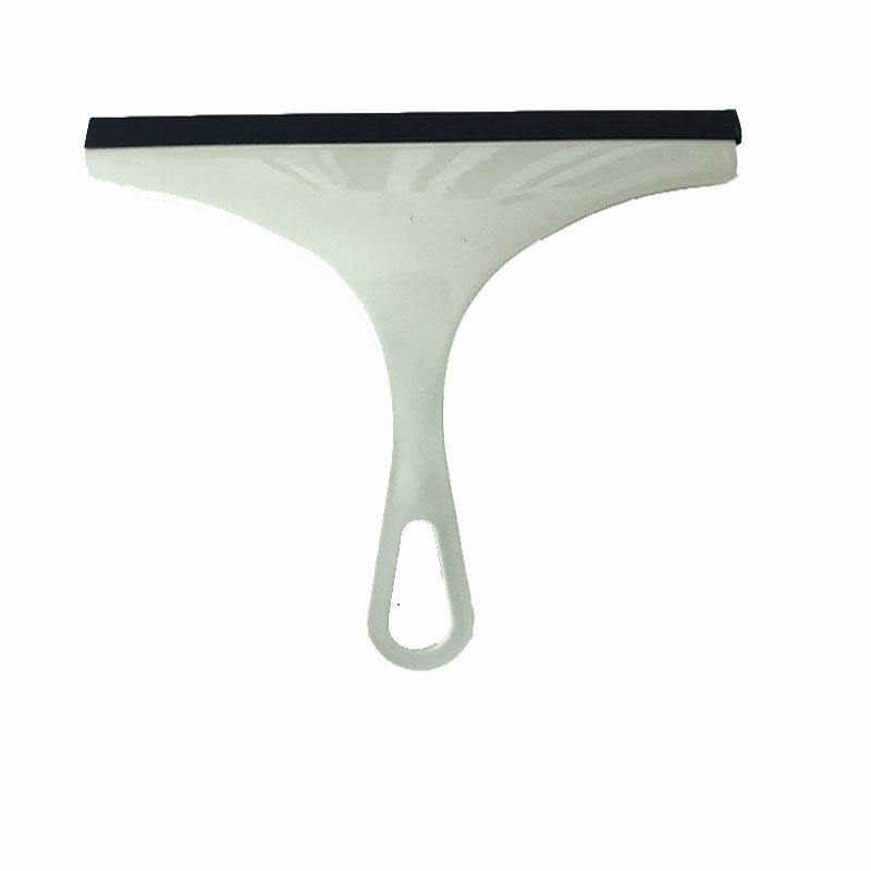 Household Cleaning Bathroom Mirror Cleaner Wiper Scrape With Silicone Blade Holder Hook Car Glass Shower Squeegee Window Glass