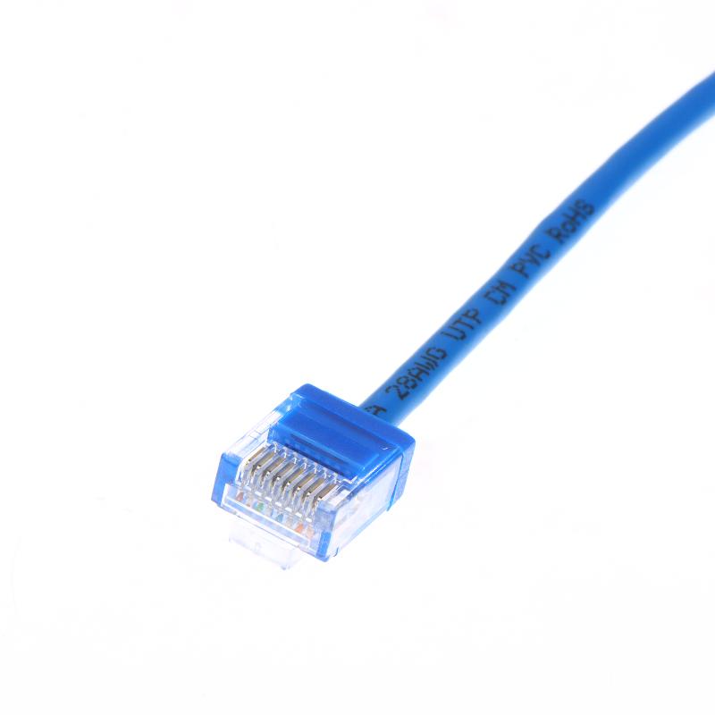 0.2m Slim RJ45 Ethernet Cable 10Gbps 550MHz High Speed Network Cord for Switch TV Box Portable Router Use