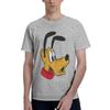 Pluto Cane Disney Stampa Grafica T-shirt Uomo Donna Cotone Puro Maglietta Abbigliamento