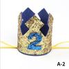 Creative Shiny Film Birthday Crown, Birthday Hat, Childrens Holiday Party Supplies