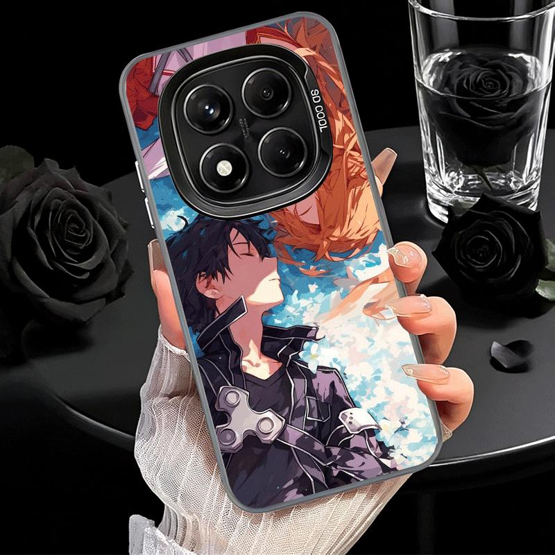 Sword Art Online Anime Soft Phone Case for Xiaomi Redmi Note 13 14 15 Pro Plus 12S 12 11S 11 11T 10S 10 Shockproof Cover Back Sh