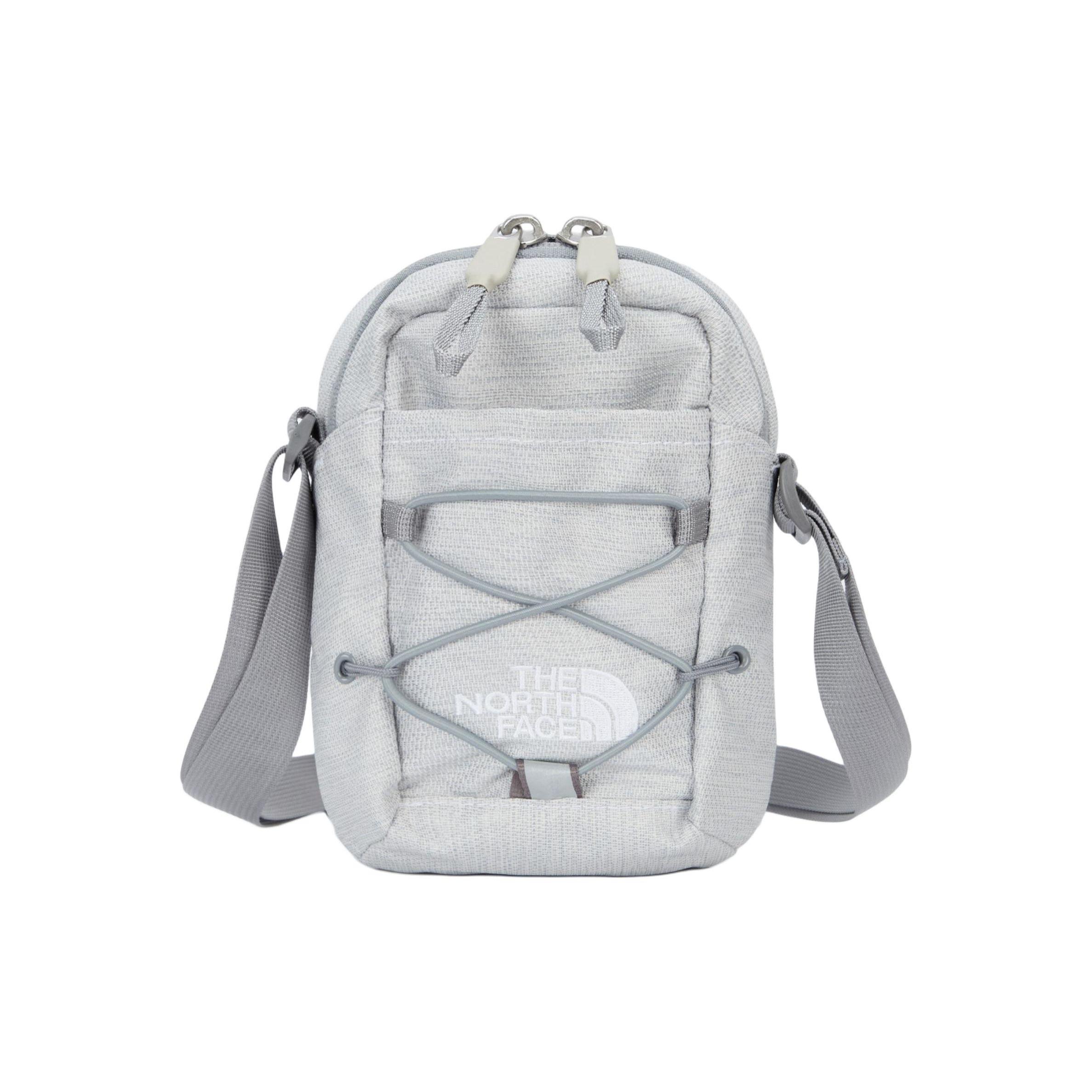 The North Face Jester Logo Embroidered Zipper Shoulder Crossbody Bag Outdoor Unisex bags White NN2PQ33B White