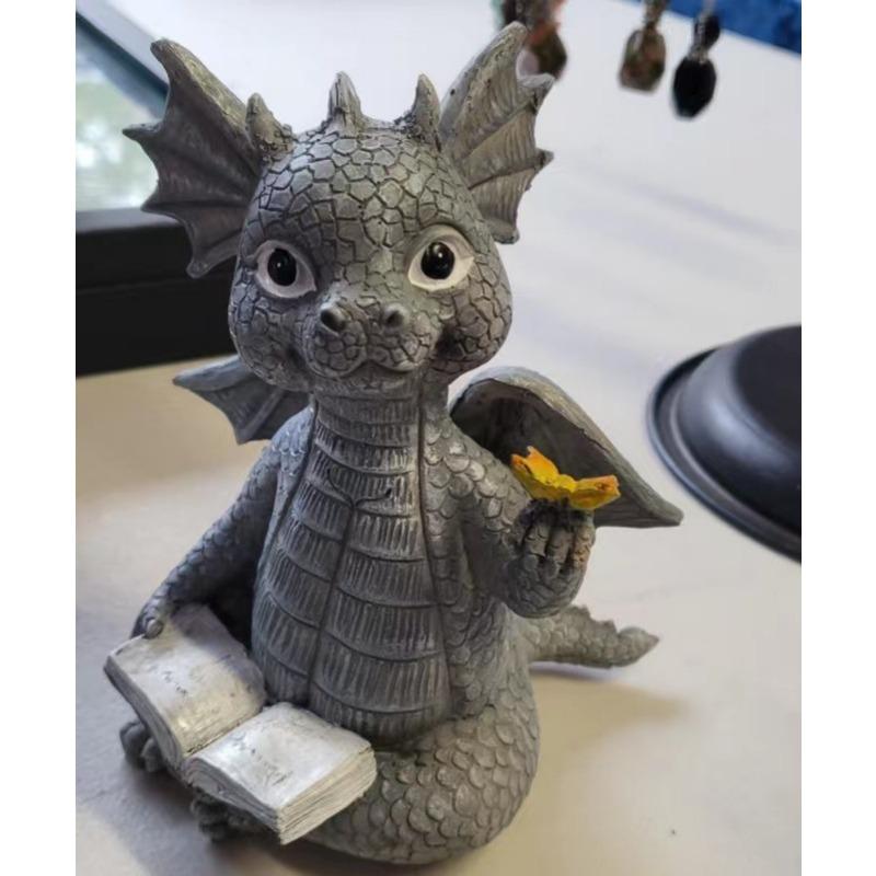 

Фонарь Дракон Освещение Декоративные Предметы и Дизайн Дома Набор Драконов Художественный и Милый Reading Dragon