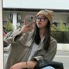 Warm Knitted Hat Elastic Pullover Cap Fashion Knitting Wool Beanie  for Autumn Winter