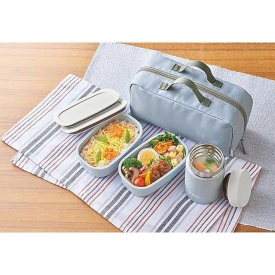 Thermos Vacuum Insulated Soup Lunch Set 800ml Sky Blue JEA-801