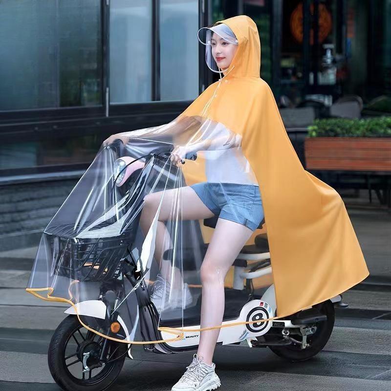 Passende verdickte übergroße Regenponchos für Eltern und Kinder Mutter-Kind Elektroroller Regenmäntel