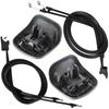 Ford Fiesta V Mk6 3D / VAN 01-10 seat adjustment cable (driver) left + (passenger) right + seat folding handle left + right 4 pcs. Set