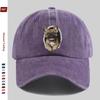 Pc Fashion Puppy Wall Hole Print Baseball Cap Casual Design Decor Hat for Pet Lovers Comfortable Lightweight Sun Hat with Adj