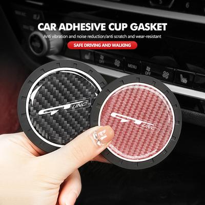1/2 Piezas Posavasos de Silicona para Coche Almohadillas para Tazas de Agua Esterillas Antideslizantes Para Rio K5 K2 Sportage Ceed Sorento Picanto Stinger Soul