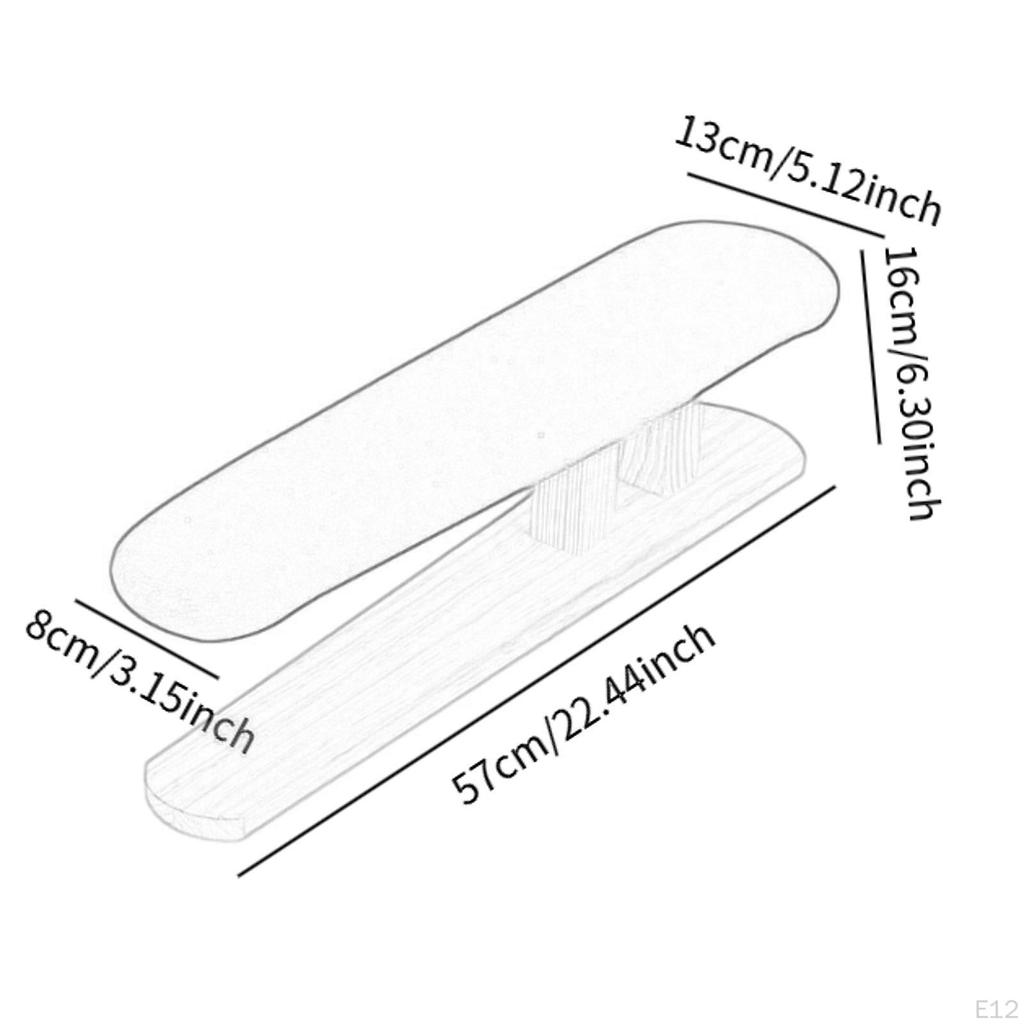 Mini Bügelbrett Bügeleisen Elastische Kante Kompakte Holzbasis Hocker für Zuhause Waschküche