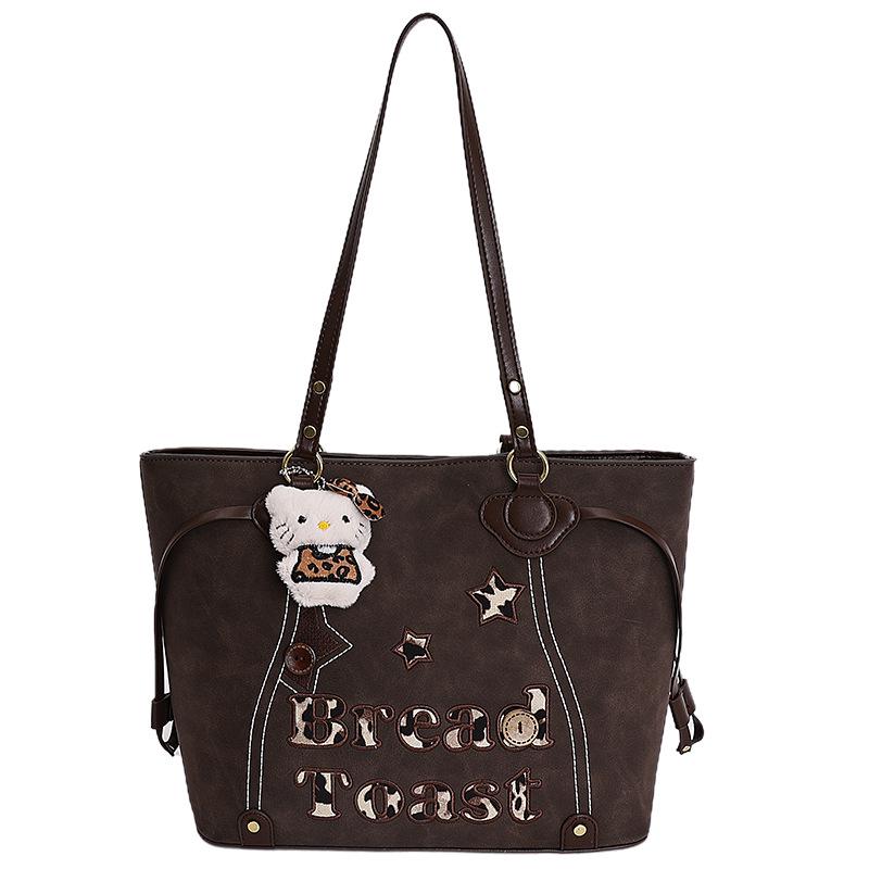 

Retro Women s Underarm Tote Bag 2025: High-Capacity Single Shoulder Bag in Trendy Cross-Border Fashion