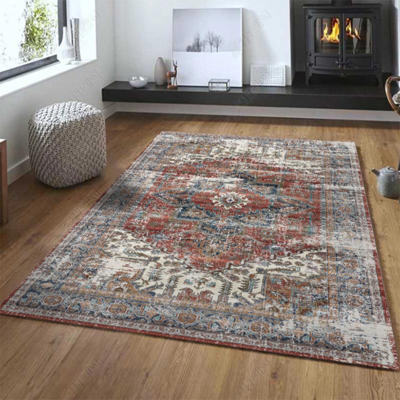 Nordic Ethnic Style Carpet Bedroom Sofa Tea Table Tatami Bohemian Home Living Room Carpet Floor Mat