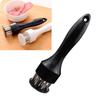 Meat Tenderizer with 16 Needle Blades Stainless Steel Loose Meat Needle Kitchen Cooking Tool for Steak Chicken Fish