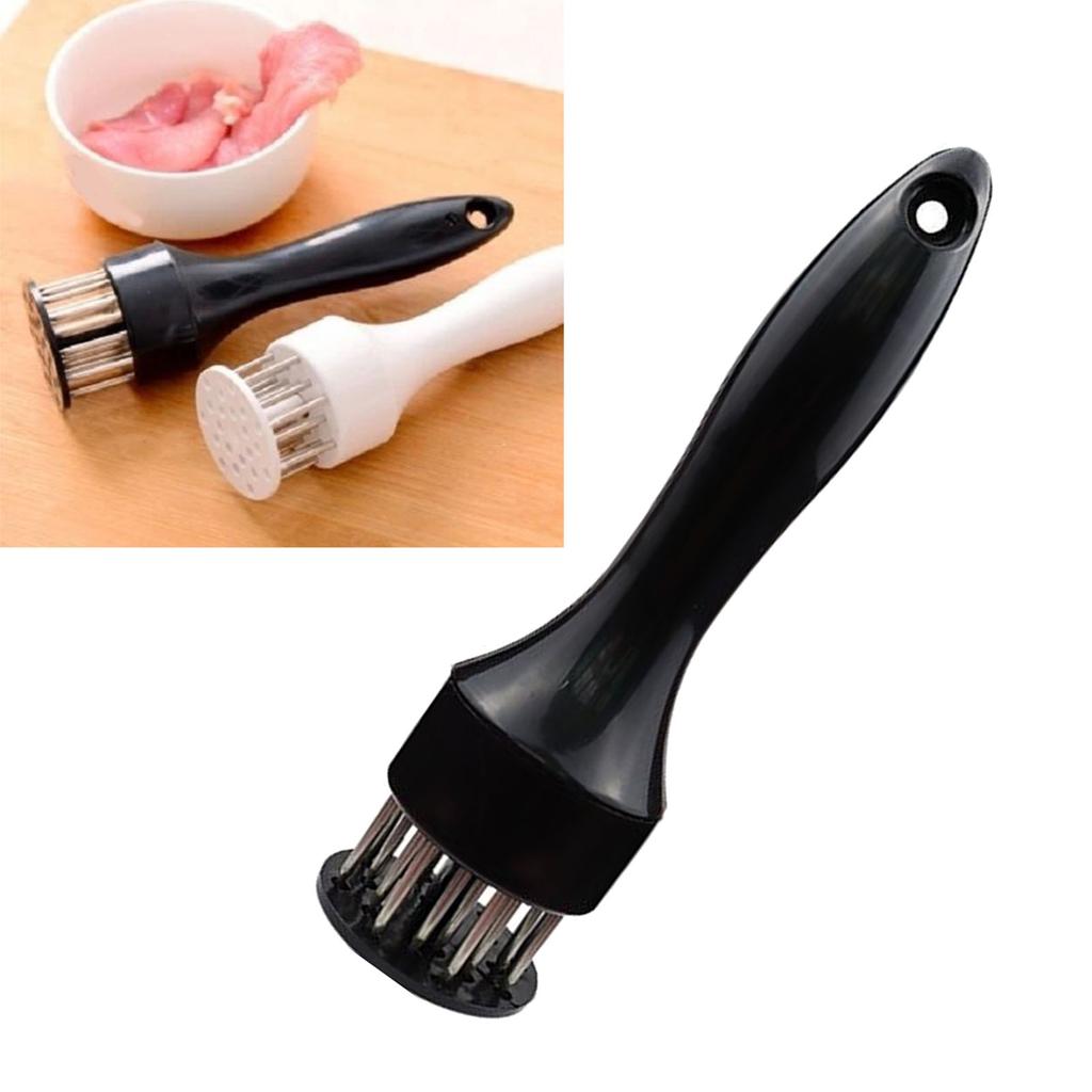 Meat Tenderizer with 16 Needle Blades Stainless Steel Loose Meat Needle Kitchen Cooking Tool for Steak Chicken Fish