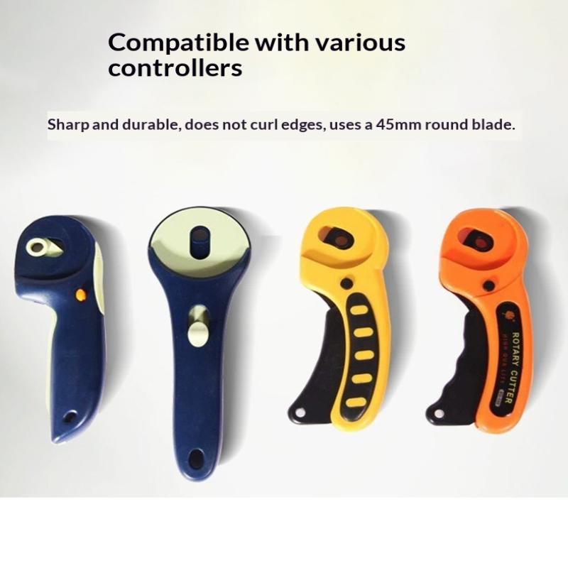 3/5/15Pcs 45Mm Rotary Cutter Blades Sharp And Durable Blades With Clear Scale For Quilting Sewing Crafting And Fabric Leather Cu
