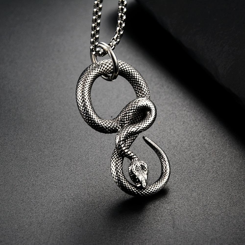 8-character Snake Year Necklace Pendant 60CM(Necklace Long)