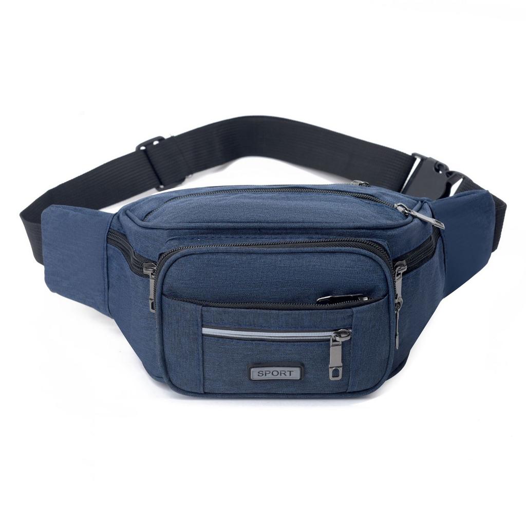 Nuevo Estilo, Riñonera, Para Hombre, Gran Capacidad, Casual Deportivo Viaje, Bandolera, Moda Coreana, Mochila Cruzada, Bolso de Hombro Multiusos