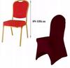 Dark Red Elastic Chair Cover Premium