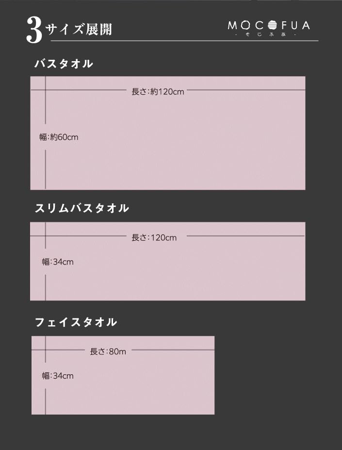 Japanese-made face towels [set of 4] Super ZERO pile fabric, Senshu quality towels, 100% cotton, available in 5 colors. Senshu towel, Moco Fua (Gray)
