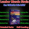 Herbal Lumbar Pain Patch - Soothes Low Back & Disc Ache Safe for Daily Use