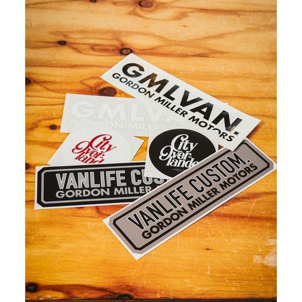 GORDON MILLER City Overlander Sticker ONE SIZE Black