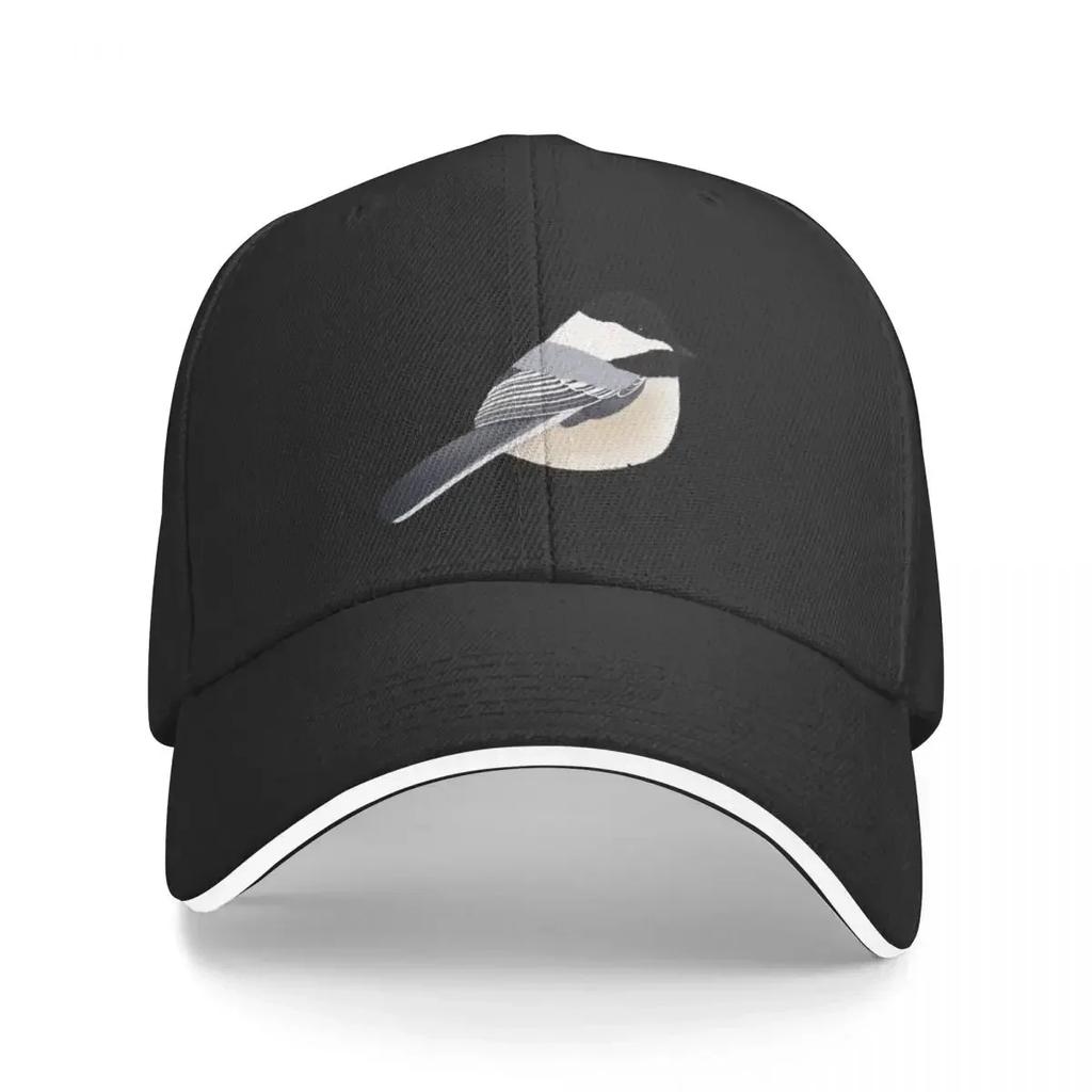BlackCapped Chickadee Baseball Cap Beach Outing beach hat Womens Hats Unisexs