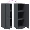 Sideboard Anthracite 34.5 x 39 x 107 cm Steel
