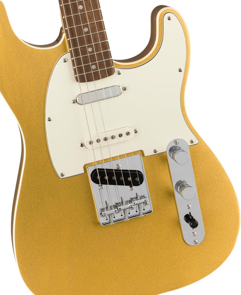 Squier by Fender Squier Electric Guitar Paranormal Custom Nashville Laurel Parchment Aztec Gold Soft Case Included Stratocaster®, Fingerboard,